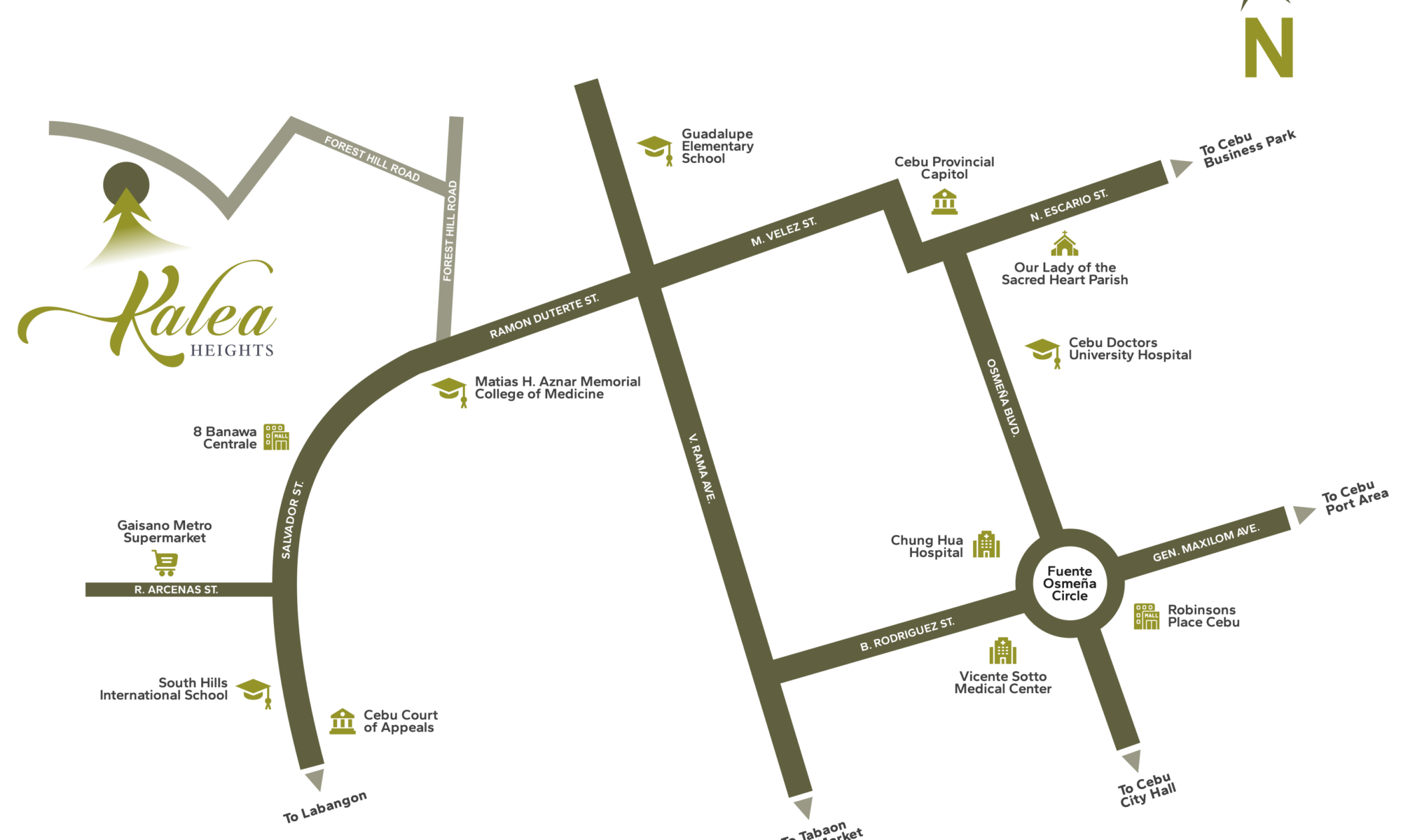 Kalea Heights Cebu Location